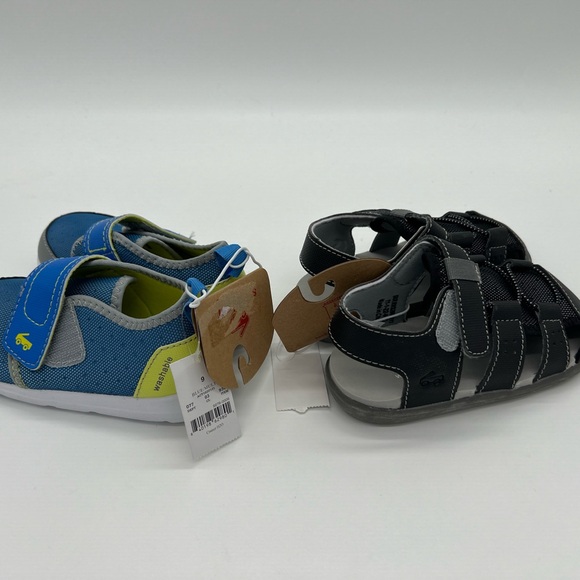 See Kai Run Basics Toddler Cruiser Shoes Blue/Multi and Black Sandals Deal Combo - Picture 3 of 5
